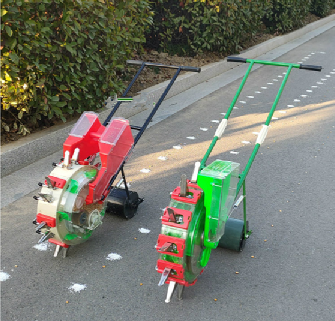 Mini Hand-Pushed Corn Seeder & Transplanter Small Manual Maize Planter Machine