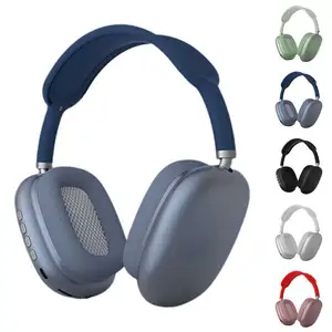 P9 Headphone Bluetooth nirkabel, Headset olahraga musik peredam bising untuk Air Mas