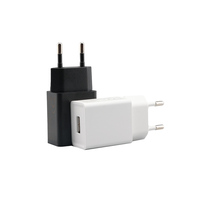 Chargeur mural AC rapide pour iPhone 5V1A 5V2A, adaptateur d'alimentation à commutation, port USB unique, CE FCC pour ETL PC ABS