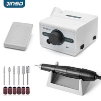 Mesin Bor Kuku Kuat 211+102L 35000 Rpm Micromotor untuk Laboratorium Gigi, Pedikur, Penghilang Kapalan Kaki, dan Pemoles Manikur