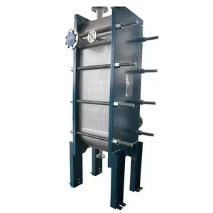 Square Fully welded plate heat exchanger All-Welded Plate heat exchanger SS304 / SS316L / Ti material