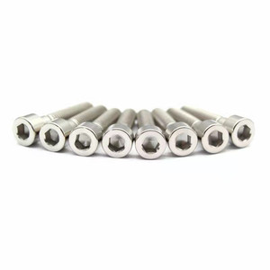 Ti6al4v Gr5 Titan-Maschinen schrauben kopf mit zylindrischem und gebranntem, sechseckigem Sechs kant mit vollem und halbem Zahn - Product Image 5