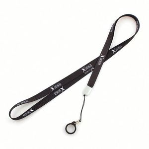 Wholesale Design Sublimation <b>Polyester</b> Personalized Silicone Ring Pen Holder Neck <b>Lanyard</b> with logo - Product Image 2