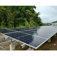 Système de montage solaire au sol Structure de montage de panneau solaire avec supports pour une collecte efficace de l'énergie solaire