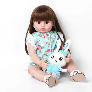 Lifereborn boneka bayi seksi, pakaian bayi silikon vinil lembut 22 inci babiess reborn de silicon