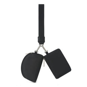 यूएस ओवरसी वेयरहाउस वाटरप्रूफ पॉलिएस्टर डबल कलाई बैग हाथ बैग कीचेन सहायक लक्जरी मिनी डिजाइनर फैशन बैग - Product Image 5