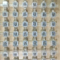 Flexible 2leds 4leds 6leds Portail Extérieur Led Mesh Screen Roll Portable pour Panneau D'affichage Éclairage