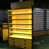 Vitrine de magasin d'optique entièrement personnalisable, présentoir à lunettes, étagère d'exposition, vitrine en verre pour magasin de lunettes, décoration de magasin