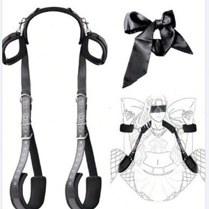 Équipement de bondage en gros facile à utiliser avec attaches pour les jambes, les mains et les pieds, sangles de flirt et masque pour les yeux pour adultes - Product Image 4