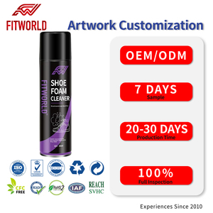FITWORLD - Spray Limpiador de Tapicería Potente de 300 ml, Limpiador de <span class=keywords><strong>Espuma</strong></span> Multiusos, Limpiador de <span class=keywords><strong>Espuma</strong></span> para Zapatos - Product Image 1