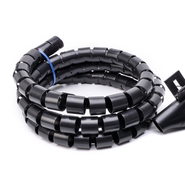 Spiral Wrapping Band Cable Tidy Sleeves Wire Organizer Cable Protector Flexible Smart Cable Management