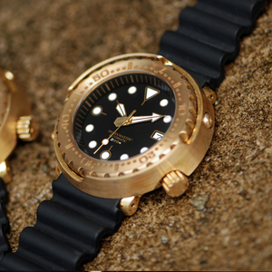 Reloj de Lujo para Hombre, Reloj de Buceo con Resistencia al Agua de 200 m, Relojes Mecánicos de Bronce para Hombre - Product Image 5