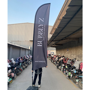 Рекламные флаги-птички с цифровой печатью на заказ, баннеры и флаги для промоакций - Product Image 1