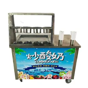 Eismaschine Eismaschine Roll maschine Maschine Gebratene Joghurt maschine