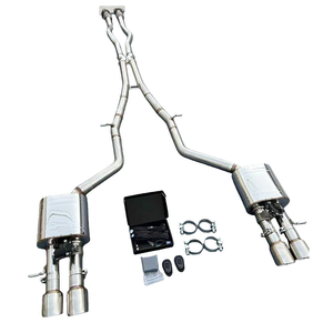 Système d'échappement complet Performance Full Valvetronic en acier inoxydable pour <span class=keywords><strong>Audi</strong></span> <span class=keywords><strong>S8</strong></span> D3 Berline 5.2L <span class=keywords><strong>V10</strong></span> Quattro <span class=keywords><strong>2006</strong></span>~2010, échappement à soupapes Catback - Product Image 2