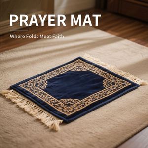 Thick Padded Muslim <b>Prayer</b> <b>Mat</b> Comfortable Islamic Rug - Product Image 4
