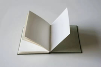 Carnet artisanal à reliure coptique avec couverture en tissu pour croquis à plat. Journal artistique rétro pour l'écriture créative et les cadeaux.