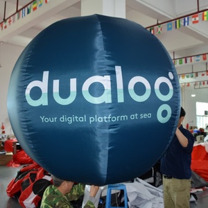 Logo KeepFuns dapat disesuaikan balon tiup PVC-mencapai peraturan, EN 71 bersertifikat, multi-digunakan untuk pesta & Promosi - Product Image 3