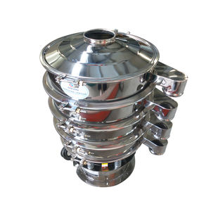 Hygienic Stainless Steel Rotary <b>Vibrating</b> <b>Screen</b> with Motor for High Efficiency Food Processing Dairy Confectionery 80-600 Mesh - Product Image 1