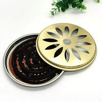 Vente en gros Porte-bobine anti-moustiques Rack de four rond Boîte d'encens anti-moustiques pour la maison