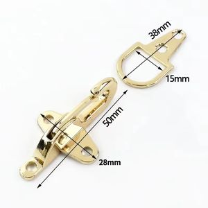 Flugzeug form Knopf Hummer verschluss 5cm Legierung Mantel Jacke Hasp Schnallen Paar Kleidung Zubehör - Product Image 4