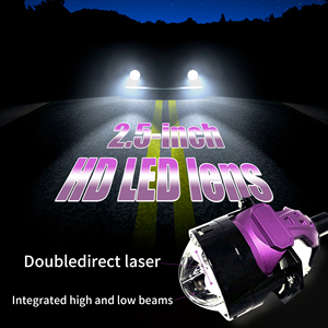 Ampoules de projecteur Bi-LED Chenlang Super Lumineuses 2,<span class=keywords><strong>5</strong></span> pouces 110W 30000LM avec grande lentille de rechange, phares LED sans perte, double laser pour voitures - Product Image 6