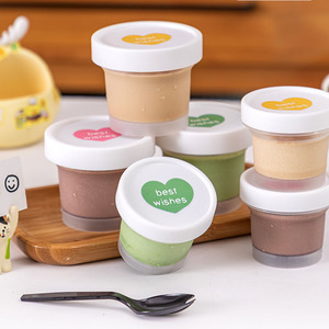 Mingyu Gobelets à dessert en plastique réutilisables avec couvercle Récipient de parfait et de pudding <span class=keywords><strong>au</strong></span> <span class=keywords><strong>yaourt</strong></span> épaissi pour <span class=keywords><strong>fruits</strong></span> et crème glacée - Product Image 2