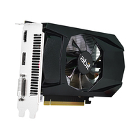 Carte graphique Abit GTX 1050 Ti 4 Go à ventilateur unique GDDR5 128 bits PCIE 3.0 X16 pour jeux sur PC