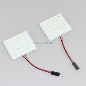 Dôme lumière 12led 24led 36 SMD automobile LED panneau intérieur FESTOON lumière 12V <span class=keywords><strong>automatique</strong></span> liseuse T10 adaptateur dôme 2835 ampoule - Product Image 5