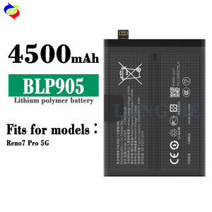 BLP905แบตเตอรี่ลิเมอร์ Li-ion สำหรับโทรศัพท์ OPPO <span class=keywords><strong>Reno7</strong></span> <span class=keywords><strong>Pro</strong></span> <span class=keywords><strong>5g</strong></span> - Product Image 2