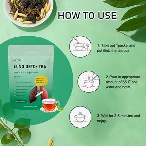 喫煙者用肺洗浄喫煙者喫煙者用肺肝臓喫煙終了健康ハーブティー - Product Image 4