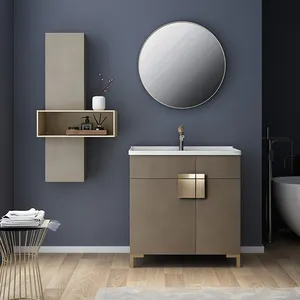 佛山免费设计3D最新现代浴柜浴室家具