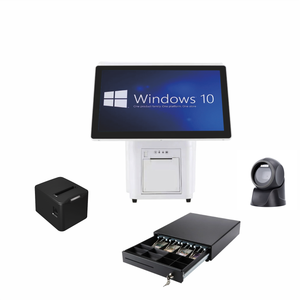 Bán buôn 15 inch 4 + 64GB i5 i7 Cảm ứng điện dung màn hình tất cả trong một hệ thống POS Tiền mặt đăng ký POS Máy - Product Image 1