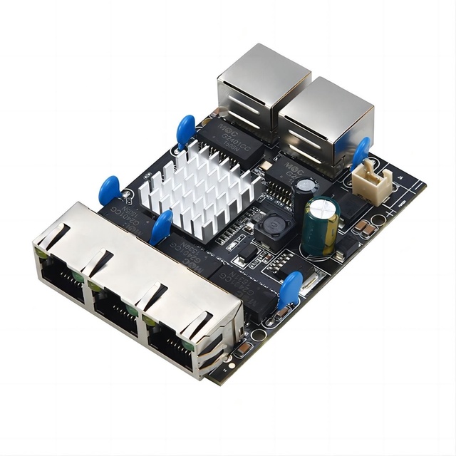 Hot Sales Gigabit Ethernet Switch PCB 5Port POE Ethernet Switch Module Network Non-standard POE Switch Board