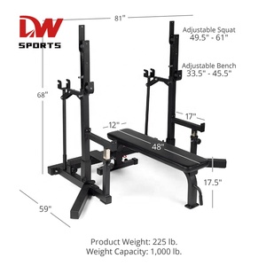 Ensemble d'équipements <span class=keywords><strong>de</strong></span> <span class=keywords><strong>musculation</strong></span> pour salle <span class=keywords><strong>de</strong></span> sport, barre <span class=keywords><strong>de</strong></span> <span class=keywords><strong>musculation</strong></span>, <span class=keywords><strong>banc</strong></span> <span class=keywords><strong>de</strong></span> <span class=keywords><strong>musculation</strong></span> réglable avec cadre en acier inoxydable <span class=keywords><strong>de</strong></span> sécurité, capacité <span class=keywords><strong>de</strong></span> 500 kg - Product Image 2