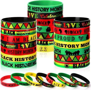 Fournisseur Personnalisé Afro-Américain Emancipation Esclavage Social CélébrationSafe Non-Toxic Silicone Bracelets - Product Image 3