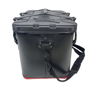 EVA Fishing Gear Portable Folding Fishing Live Fish Protection Barrel Container Bait Tank Bucket Tackle Storage Bag