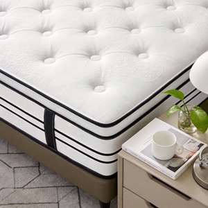 Precios Razonables, Colchones de Espuma Viscoelástica con Bobinas Enrolladas Individualmente para Mayor Comodidad, Colchón de Tela Tejida para Venta Directa de Fábrica - Product Image 3