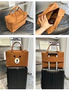 Bolsa <span class=keywords><strong>de</strong></span> mano <span class=keywords><strong>barata</strong></span> Material <span class=keywords><strong>de</strong></span> fieltro ecológico 40*20*30cm o se puede personalizar tamaño patrón Lindo bolso <span class=keywords><strong>de</strong></span> mano con cremallera - Product Image 4