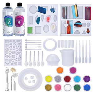 <span class=keywords><strong>Kit</strong></span> de démarrage <span class=keywords><strong>pour</strong></span> la fabrication de <span class=keywords><strong>bijoux</strong></span> en résine époxy, très vendu, avec 83 moules à boucles d'oreilles <span class=keywords><strong>pour</strong></span> débutants - Product Image 1