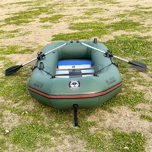 SOLAR MARINE Inflatable Rafts for Adults 2-3 Persons Fishing Boats Watercraft with Hard Bottom Factory Retail