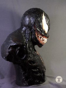 Estatua de Simbionte Alienígena Hiperrealista de Tamaño Real, Figura de Monstruo, Escultura de Criatura Oscura, Silicona, Artística, Coleccionable, para TV y Cine - Product Image 2