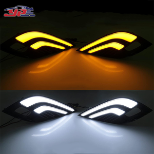 YOUPEI Accessoires de voiture de haute qualité LED clignotant lumière du jour antibrouillard ensembles de phares antibrouillard pour Toyota Camry 2018 - Product Image 3