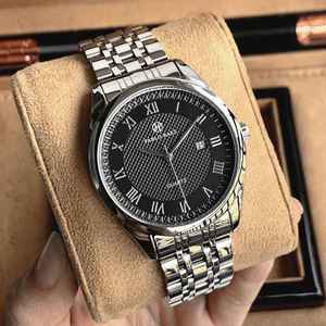 Reloj de Cuarzo para Hombre de 40 mm, Resistente al Agua, Económico, Moderno, Casual, Minimalista, de Acero Inoxidable, Analógico, para Negocios - Product Image 1