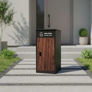 Boîte aux lettres autoportante résistante aux intempéries pour usage extérieur, verrouillable, antivol, boîte à <span class=keywords><strong>colis</strong></span> pour livraison à la porte de jardin - Product Image 1