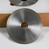 10 "personnalisé métal Bond CBN grain abrasif 120 Fine Super mince 1mm épaisseur meule pour CNC Machine en acier trempé