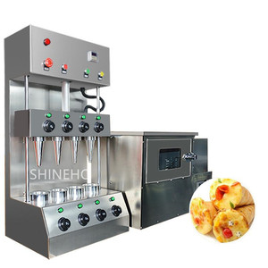 Factory Supply Automatic Frozen Pizza Oven Making Machine to Make Pizza Cone