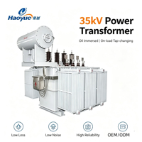 Transformador de Potencia Trifásico Sumergido en Aceite, Bobinado de Cobre y Aluminio, Baja Pérdida, OLTC, 35kV para Redes de Distribución de Energía