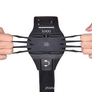 Sac de bras rotatif 360° personnalisé en PU, étanche, pour téléphone portable, idéal pour le fitness estival, la course à pied, le jogging, détachable pour cyclistes - Product Image 1