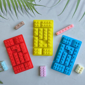 صواني قالب شوكولاتة سيليكون من المصنع BX06 لأدوات كعك على شكل كتلة ليجو - Product Image 3